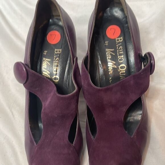 Basilio Quadrini By Von Mon Purple Dress Pumps. Size 7. - Picture 4 of 10